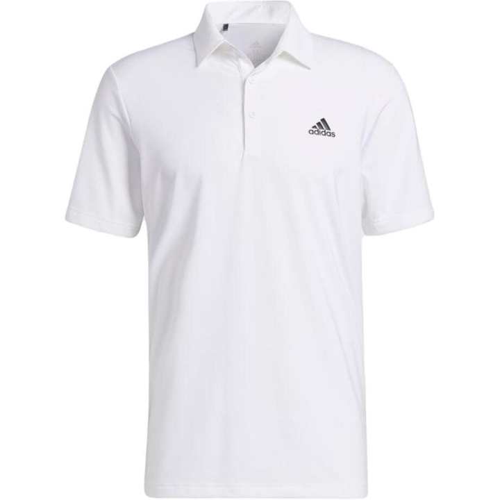 Adidas Adidas Ultimate365 Solid Left Chest Golf Polo Shirt Polo Shirt Men's White