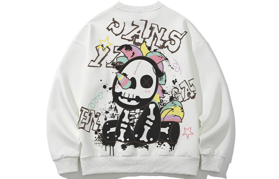 SANSYAS Sweatshirts Unisex Crew Neck Moderate Regular