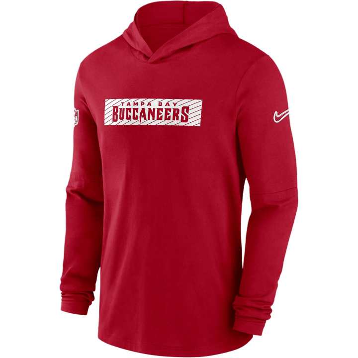 Nike Nike Tampa Bay Buccaneers Sideline Men's Nike Dri FIT Nfl Long Sleeve Hooded Top