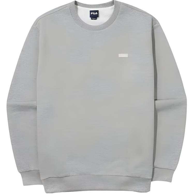 FILA Sweatshirts Unisex Gray Crew Neck Moderate Regular