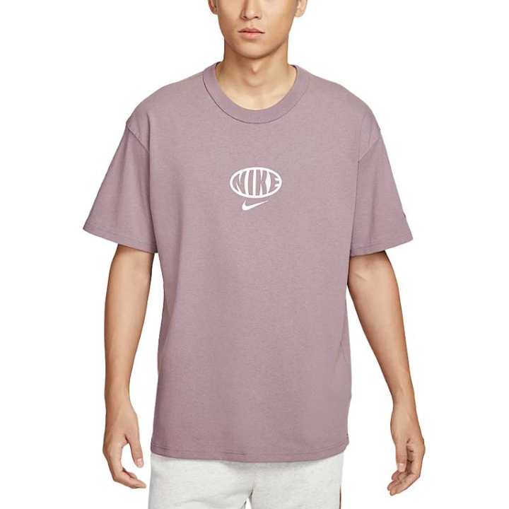 Nike Nike Sportswear T Shirt Men's Umber Gray/White/Umber Gray