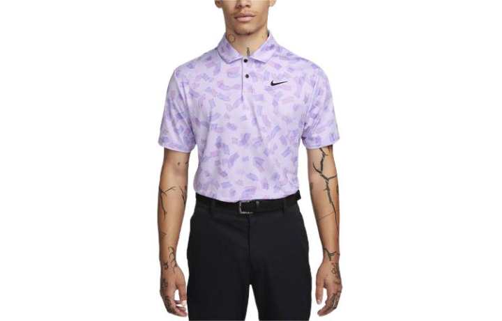 Nike Nike Tour Polo Shirt Men's Lilac Flower