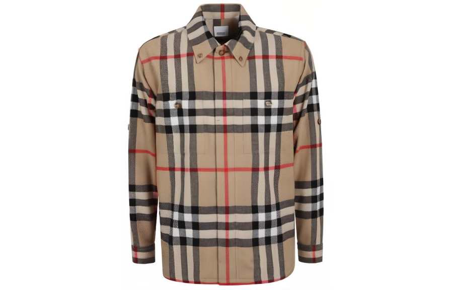 Burberry Checked Long Sleeved Shirt
