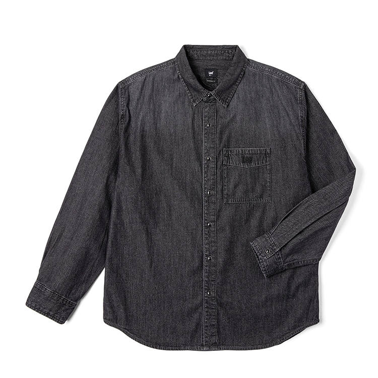 Lee Lee SS25 Shirt Men's Black Gray