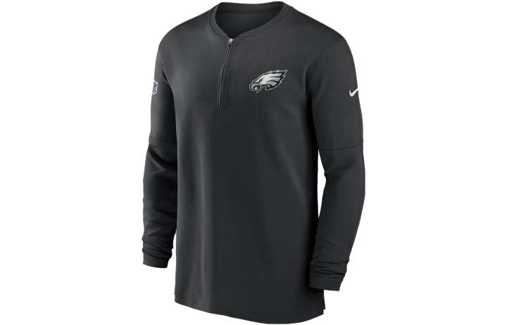 Nike Nike x NFL Collaboration Dri Fit Philadelphia Eagles Sideline Sweatshirt Men's Black