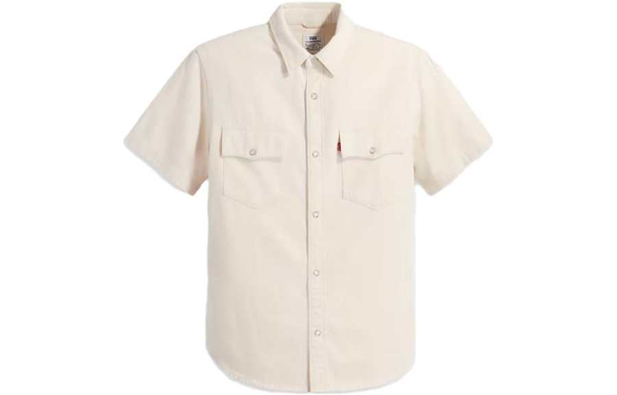 Levis Levis Shirts Men's Ecru Lapel Moderate Shirt