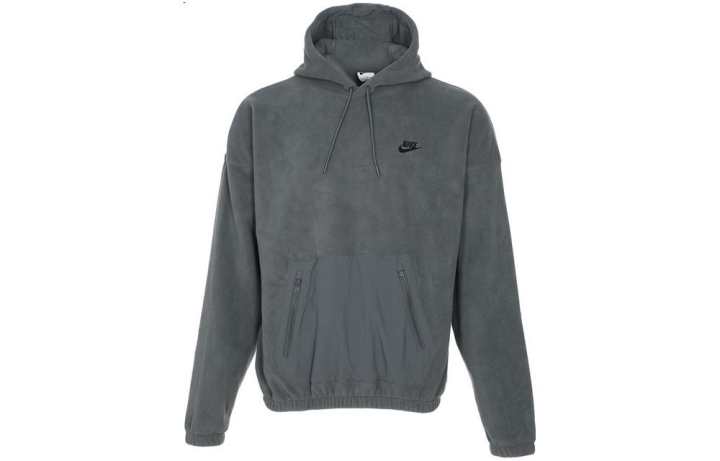 Nike Nike Sweatshirts Men's Gray Hooded Moderate Regular