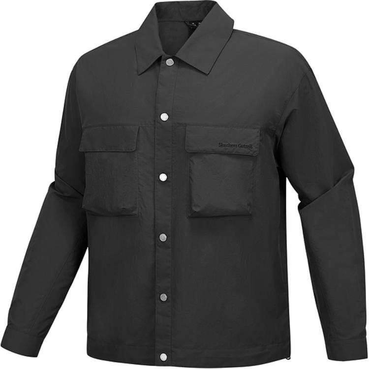 Skechers Sportlife Shirt Unisex Charcoal Dark Gray