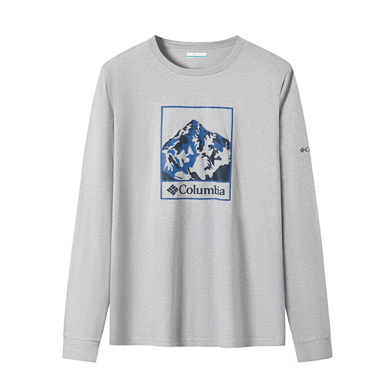 Columbia Casual Outdoor American Sweatshirt Men's Gray