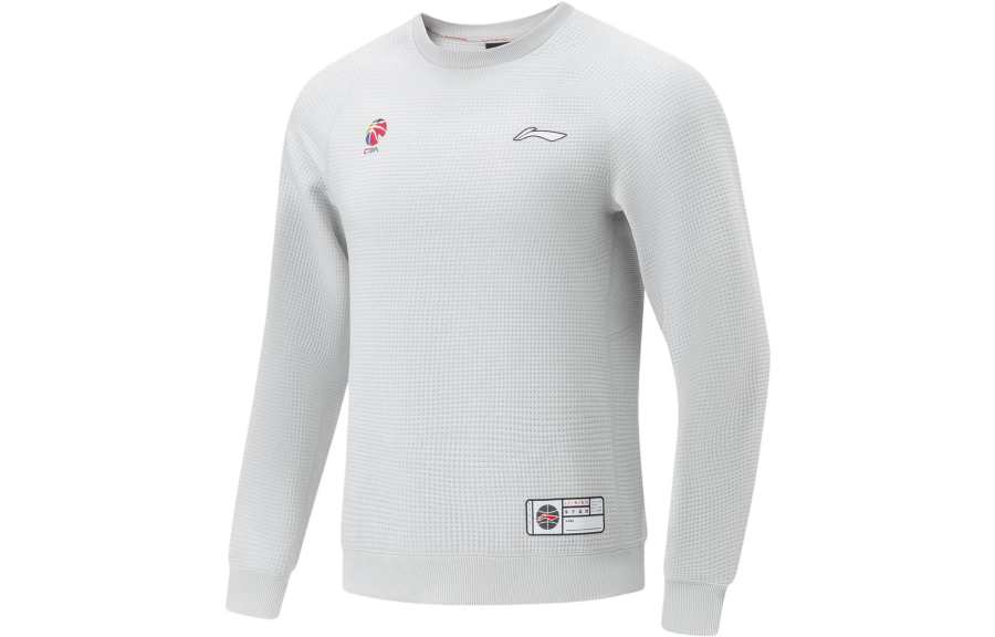 Li-Ning Li Ning CBA Sweatshirt Men's Stone Gray