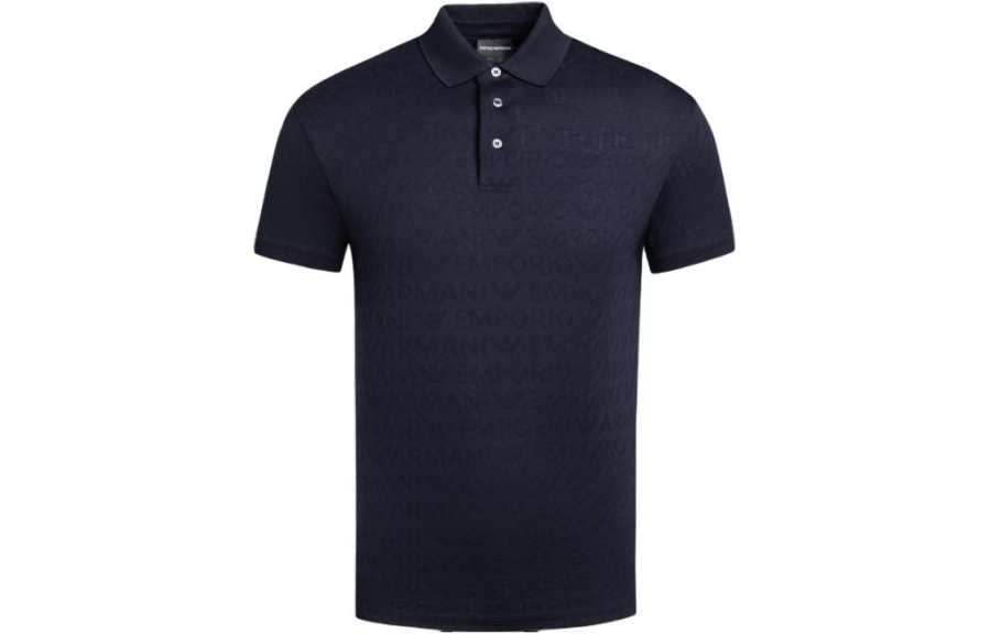 EMPORIO ARMANI Polo Shirt Men's Navy Blue