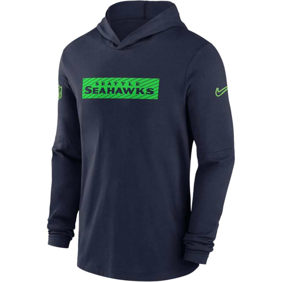 Nike Nike Seattle Seahawks Sideline Men's Nike Dri FIT Nfl Long Sleeve Hooded Top