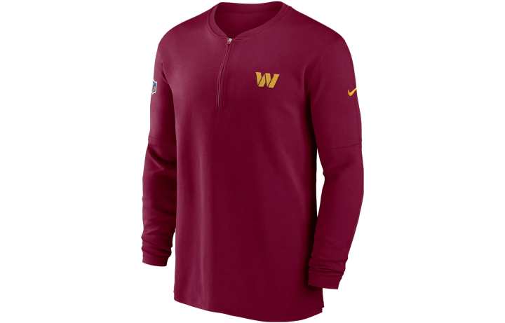 Nike Nike x NFL Collaboration Dri Fit Washington Commanders Sideline Sweatshirt Men's Dark Red