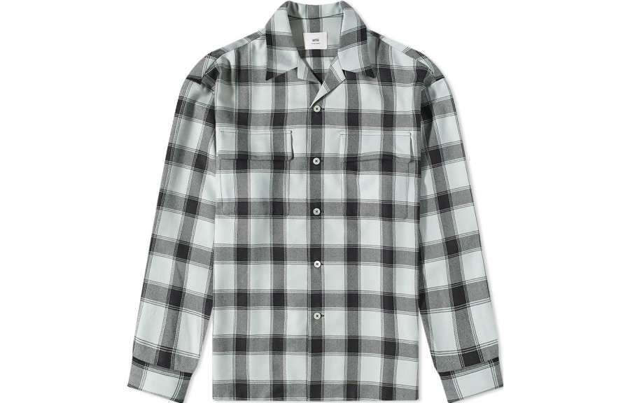 AMIPARIS Ami Paris Tartan check Bowling Shirt
