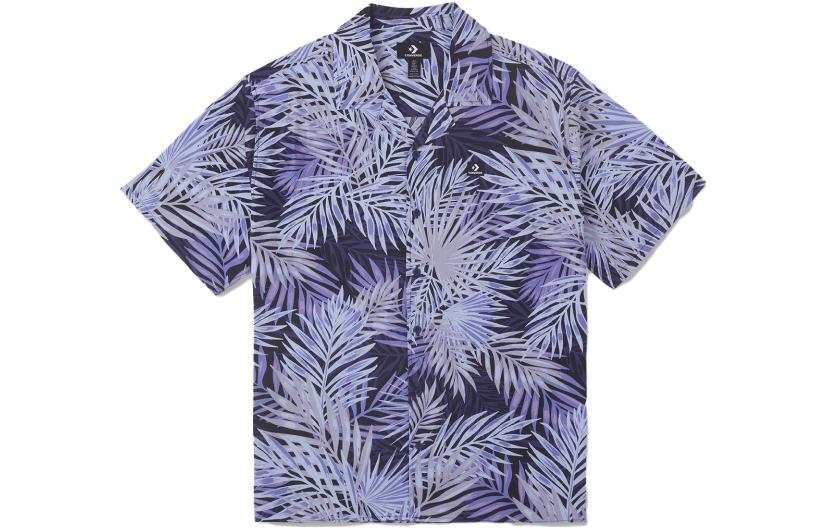 Converse Converse Plant Print Resort Shirt Men's Blue