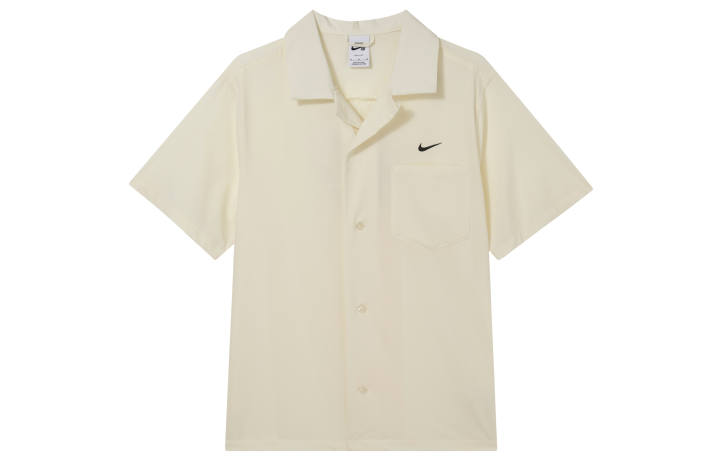 Nike Nike SB Men's Logo Short-Sleeve Bowling Shirt White