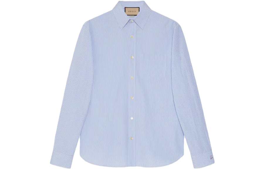 GUCCI GUCCI Pinstriped Buttoned Shirt