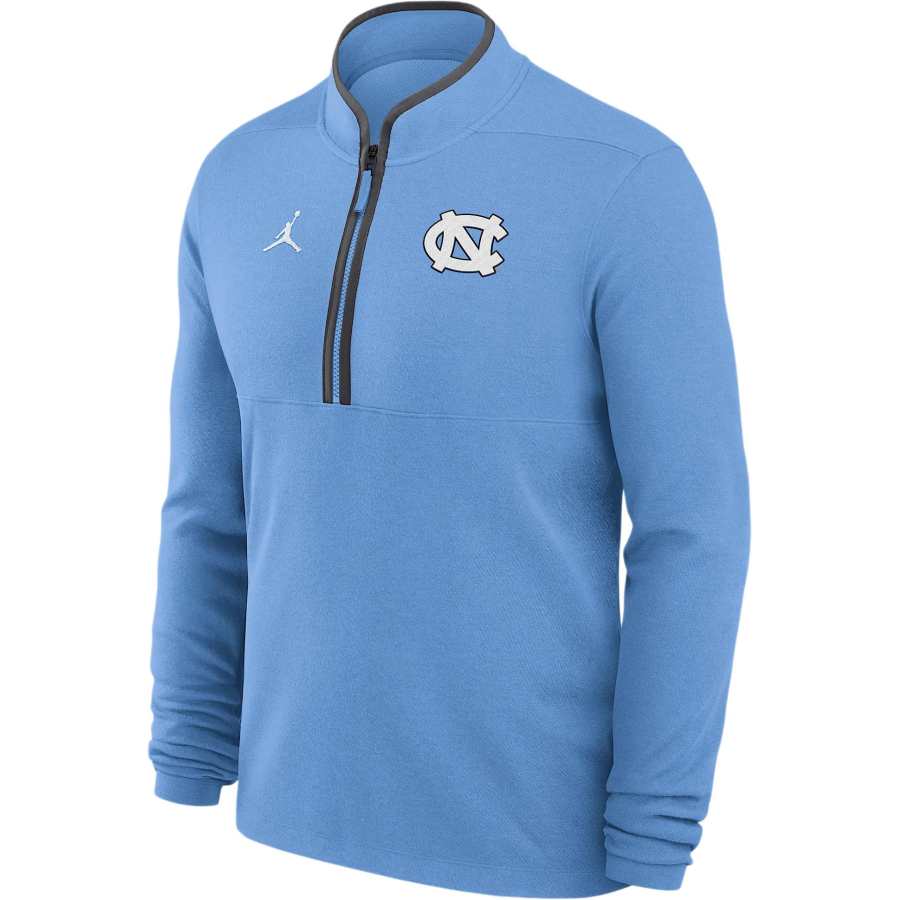 Jordan JORDAN North Carolina Tar Heels Victory Men's JORDAN Dri FIT College 1/2 Zip Long Sleeve Top