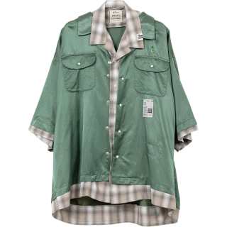 Maison Mihara Yasuhiro Double Layered Short Sleeve Shirt