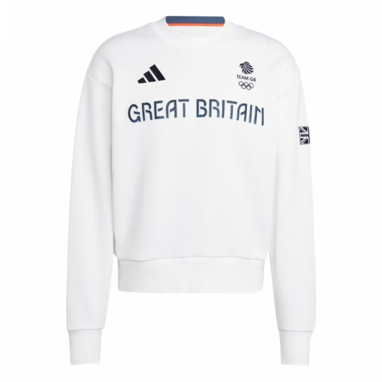 Adidas Adidas UK Training Top Olympics Collection TEAM GB SWEATSHIRT Men's White