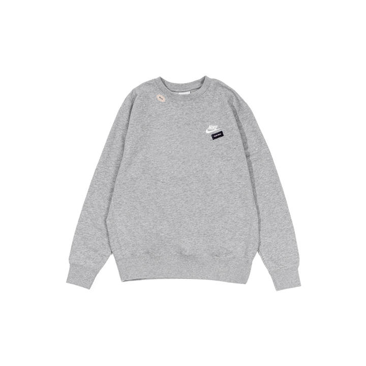 Nike Nike Sweatshirts Men's Gray Crew Neck Moderate Regular