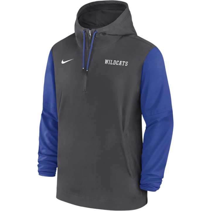 Nike Nike Kentucky Wildcats Sideline Pre Game Player Men's Nike College 1/2 Zip Hooded Jacket