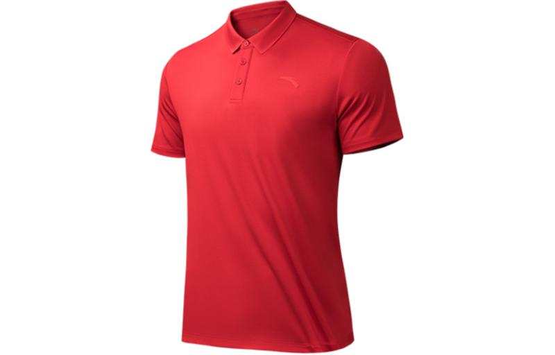 Anta Variety Training Collection Polo Shirt Men's Classic Red