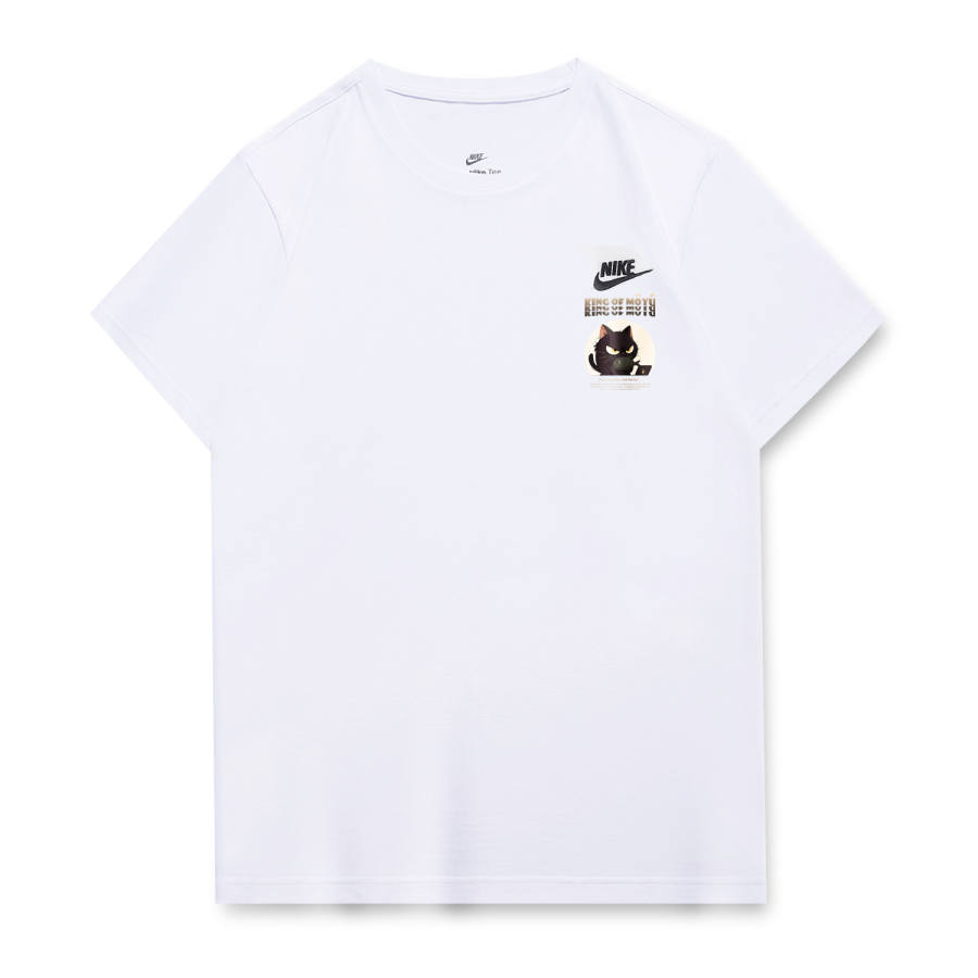 Nike Nike T Shirts Unisex White Crew Neck Moderate Straight Fit