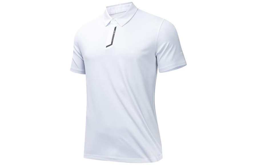 Anta Variety Training Collection Polo Shirt Men's Pure White