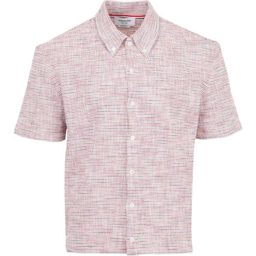 THOM BROWNE THOM BROWNE RWB striped Tweed Shirt
