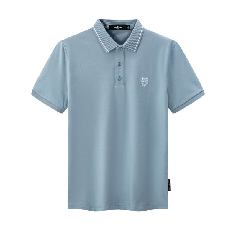 SEPTWOLVES Polo Shirts Unisex Polo Collar Moderate Straight Fit