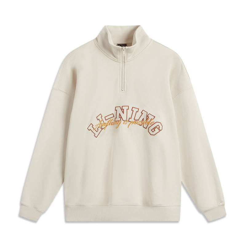 Li-Ning Li Ning Sports Life Collection Sweatshirt Men's White