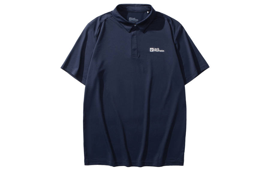 JACK WOLFSKIN Polo Shirts Men's Polo Collar Moderate Straight Fit
