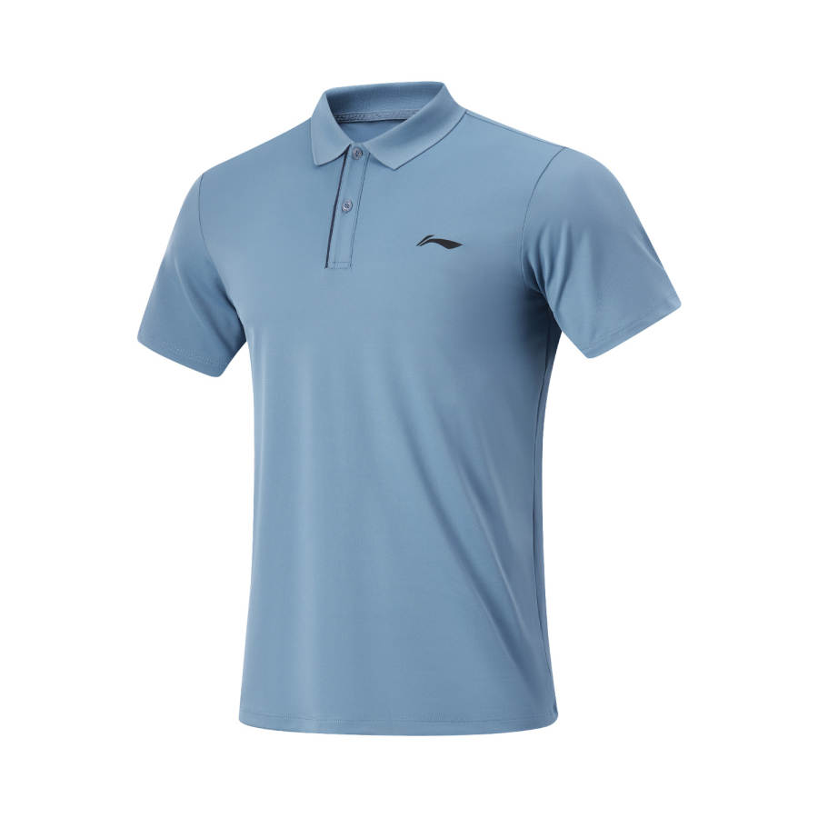 Li-Ning Li Ning Fitness Series Polo Shirt Men's Blue