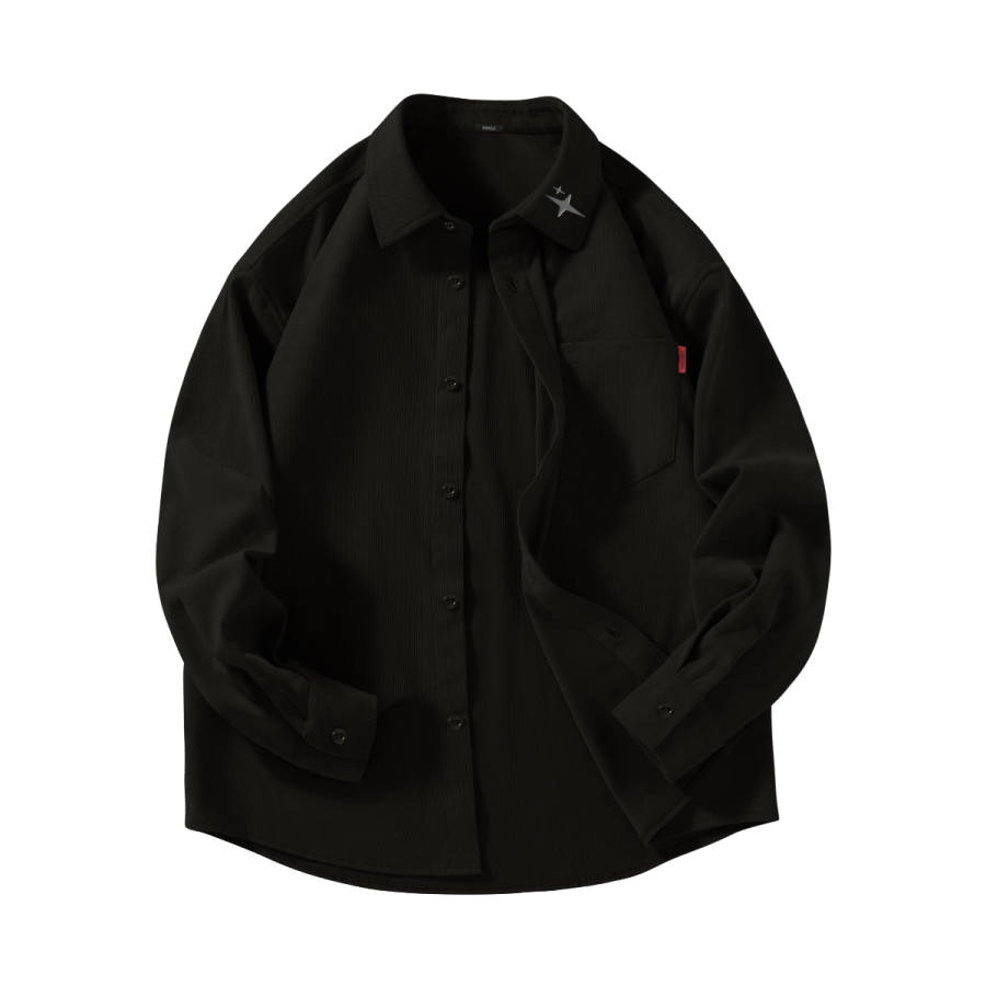 MINISO Shirts Unisex Polo Collar Moderate Workwear