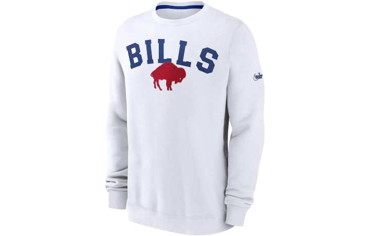 Nike Nike x NFL Collaboration Buffalo Bills Athletic Team Sweatshirt Men's White