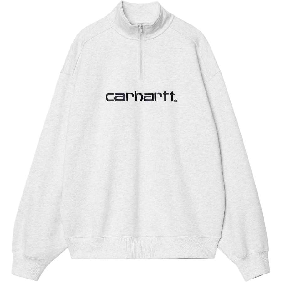 Carhartt WIP Sweatshirts Men's Light Gray Stand Collar Moderate
