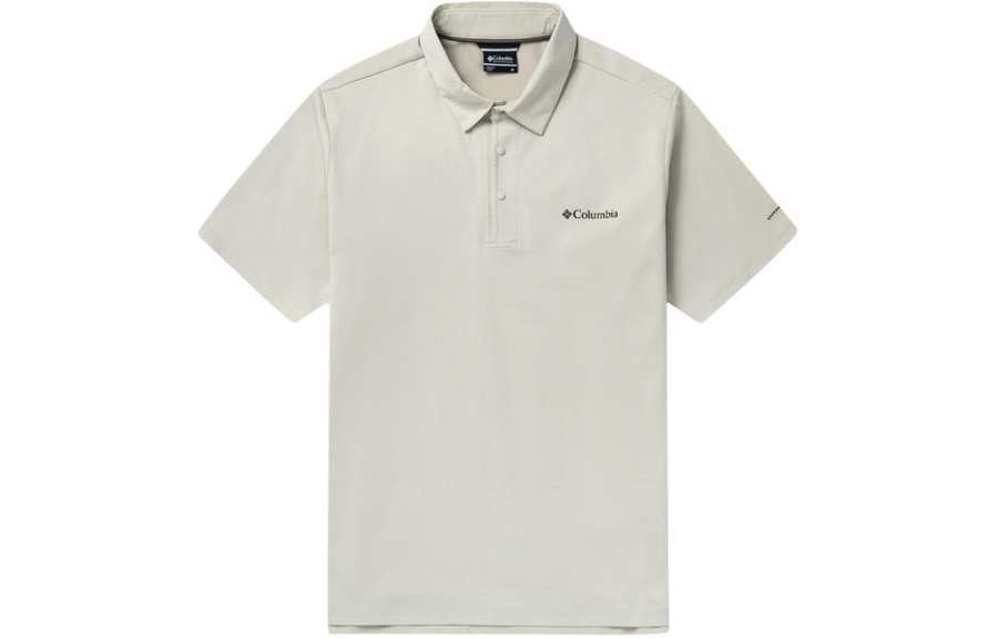 Columbia Transit Polo Shirt Men's Light Khaki