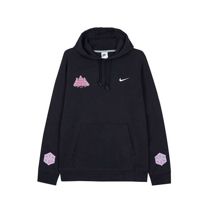 Nike Nike Sweatshirts Men's Black Hooded Moderate Regular