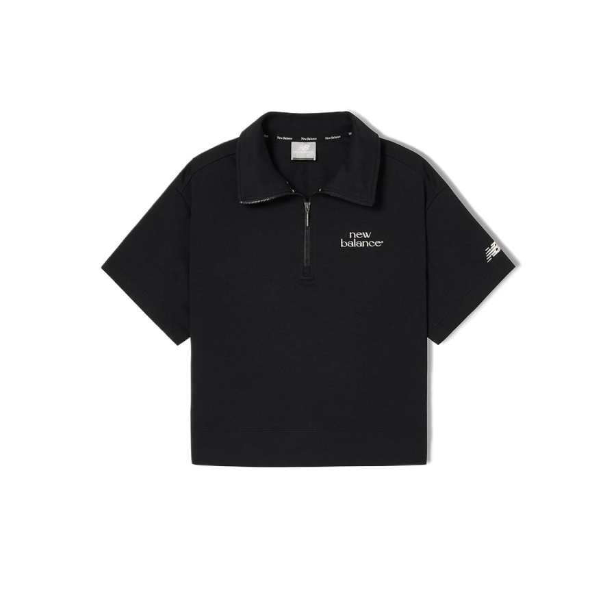 New Balance New Balance Polo Shirt Unisex Black