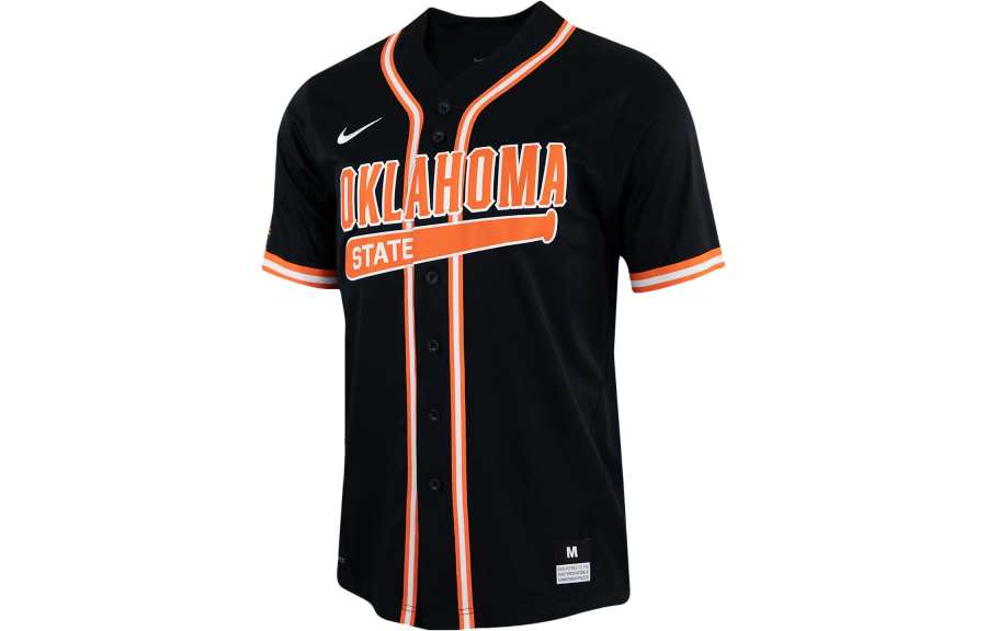 Nike Nike Oklahoma State Cowboys Men's Nike Dri FIT College Replica Baseball Jersey