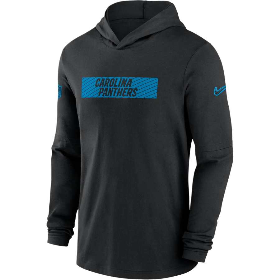 Nike Nike Carolina Panthers Sideline Men's Nike Dri-FIT Nfl Long-Sleeve Hooded Top