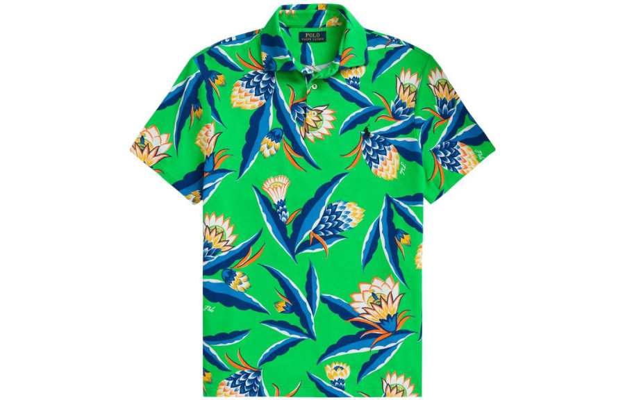 Polo Ralph Lauren Floral-print Cotton Polo Shirt