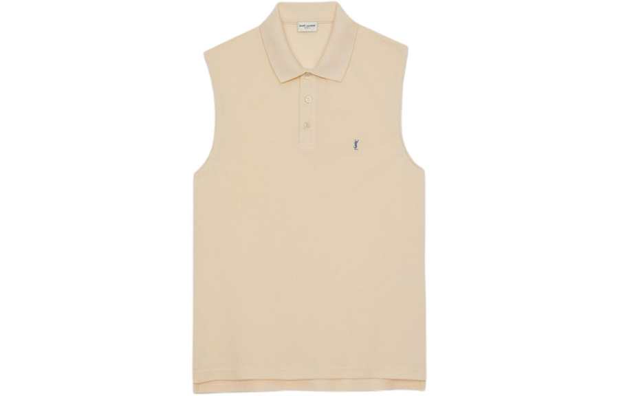 SAINT LAURENT Polo Shirt Men's Yellow
