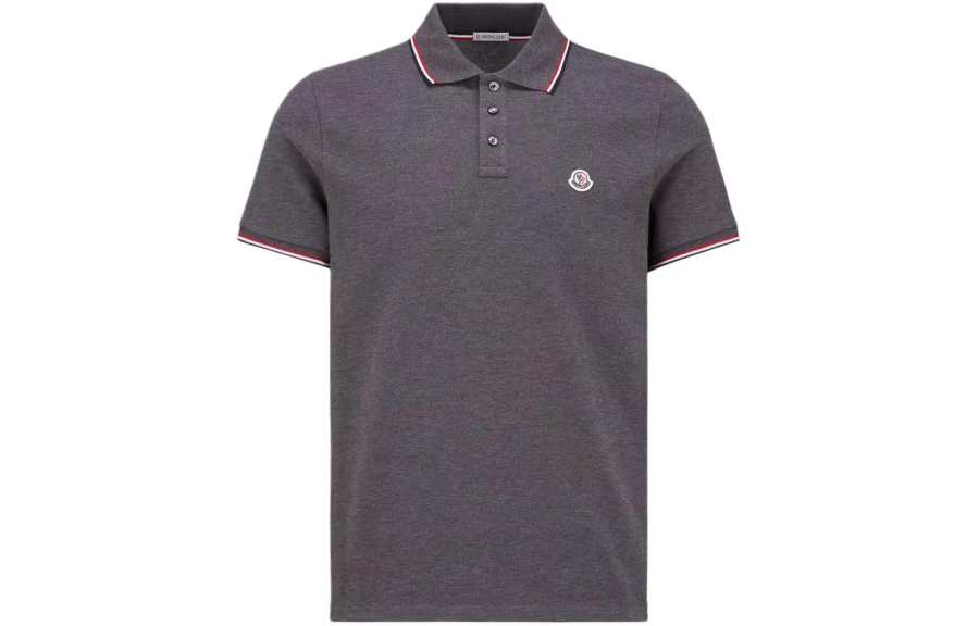Moncler Polo Shirt Men's Dark Gray