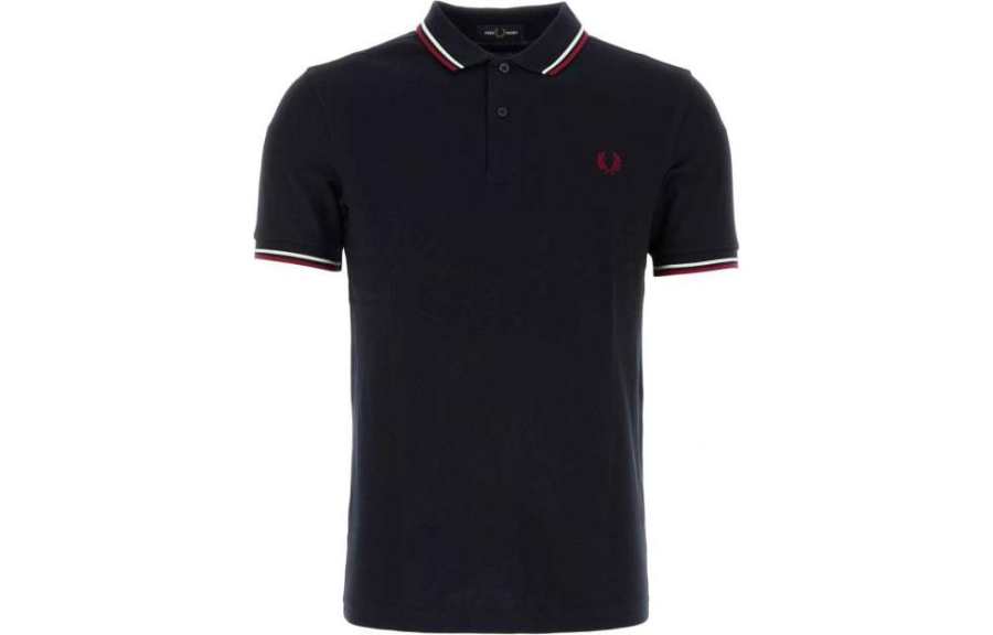 FRED PERRY Twin Tipped Short Sleeved Polo Shirt
