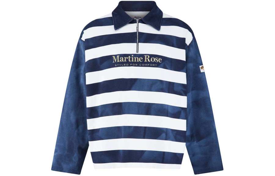 Martine Rose Polo Shirt Unisex Marine Blue