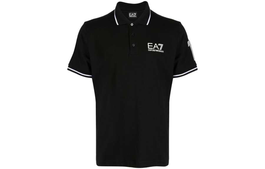 EMPORIO ARMANI EA7 Polo Shirt Men's Black