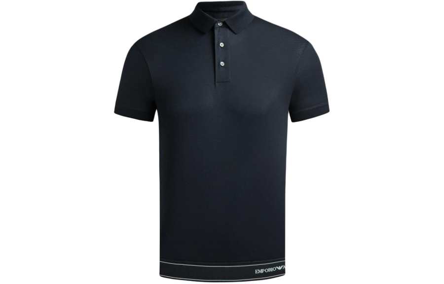 EMPORIO ARMANI SS23 Polo Shirt Men's Navy Blue