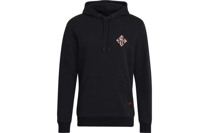Adidas Adidas Sweatshirts Men's Black Hooded Moderate Regular